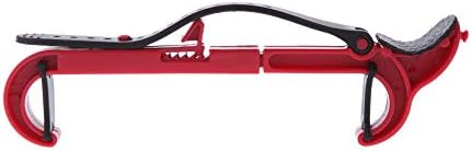 Universal Car Steering Wheel Cradle Holder Clip Car Vehicle Mount for iPhone Smartphone GPS (Red)