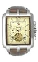 Tommy Hilfiger Men's Automatic Skeleton Dial Silver-Tone Watch #1790670