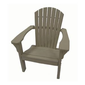 All Weather Poly Lumber Classic Adirondack Chair (Color-Dark Brown) by