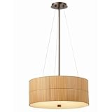 Bamboo Drum Shade Pendant