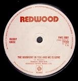 HARMONY IN YOU AND ME IS GONE 7 INCH (7" VINYL 45) UK REDWOOD 1977