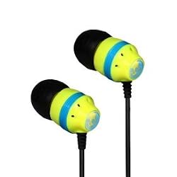 Skullcandy INK'D Earbuds (Yellow and Blue)