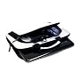 CaseCrown Double Memory Foam Laptop Case with Front Pocket (Nylon White) for Acer Aspire One Pro 11.6-inch Netbook