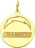 14K Gold NFL San Diego Chargers Logo Charm