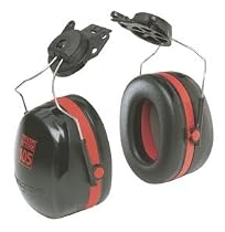 Peltor Optime 105 Cap-Mountable Ear Muffs; NRR: 26dB; Adapts To all Slotted Hard Hats