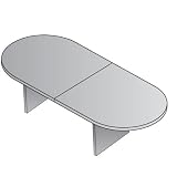 Conference Table 120 x 48 x 29-Office Star NAP37-NAPA Series by OfficeFurnitureStyle.com
