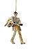 ELVIS® in Gold Suit with Guitar Kurt Adler 4.5-inch Resin Christmas Ornament in Protective White Gift Box