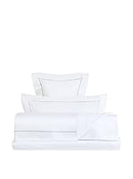 Rivolta Carmignani Juego De Sábanas Sateen 300TC (Blanco/Gris)