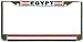 Egypt Egyptian Flag Chrome License Plate Frame Holder