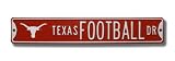 Authentic Street Signs Texas Football DR w/ Bevo logo Street Sign