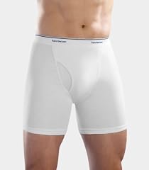 Fruit of the Loom Men's 4pk White Boxer Briefs