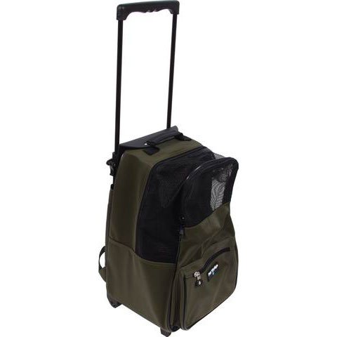 PET VOYAGE BACKPACK ON WHEELS GREEN