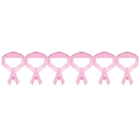 Pink Ribbon 12 inch Garland