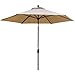 Hanover TRADITIONSUMB Tiltable Umbrella for The Traditions Outdoor Furniture Collection, 9-Feet