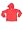 Kyds - Zip Front Hooded Jacket, Red (Size 10)