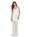 XOXO Juniors Knit Lurex Maxi Dress, White, Large