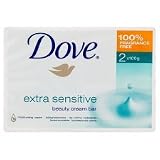 Dove Cream Soap Bar (2x100g) Extra Sensitive 100% Fragrance Free