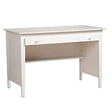 White Finish Laptop Desk