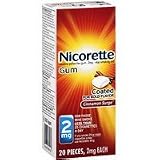 Nicorette Cinnamon Surge Gum, 2mg, 20-Count