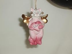 Amy Lacombe Whimsiclay Love Angel Cat