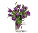 Teleflora's Spring Tulips - Purple