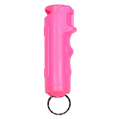 SABRE RED Pepper Gel - Police Strength Pepper Spray - Flip Top Key Case with Finger Grip