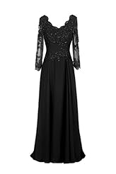 Chiffon/Satin/Tulle Illusion Ruched Sequined Applique Lace Mother-of-the-Bride Dress 