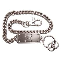 Naruto Hidden Sand Badge Metal Keychain