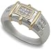 1/2ctw Men's Princess Cut Diamond Ring