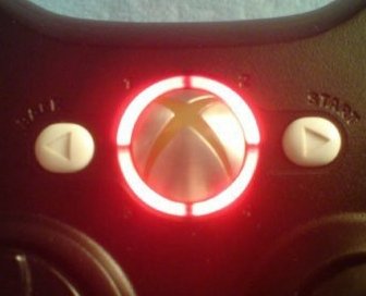 Xbox 360 controller led mod RING OF LIGHT LEDS- RED