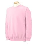 Gildan Men's Heavy Blend Fleece Crewneck Sweatshirt, LIGHT PINK, XXX-Large