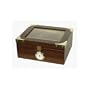 The Elegant 25-50 Cigar Glass Top Humidor