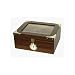 The Elegant 25-50 Cigar Glass Top Humidor