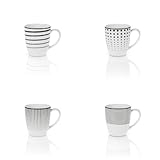 Mikasa Cheers Mixed 12-Ounce Mugs, Set of 4