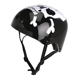 Sport DirectTM BMX / Skate Bicycle Cycle Helmet Skull & Cross Bone Small 54-56cm