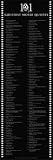 101 Greatest Movie Quotes -Slim Print By Unknown Highest Quality Art Print Poster - Size: 11.75 X 36