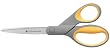 Westcott E-30481 00 Titanium Super Softgrip Schere, 21 cm, grau-gelb