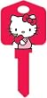 Hello Kitty Red Schlage SC1 House Key