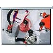 Elite Screens Manual Pull Down Projection Screen, 4:3 Aspect Ratio-120in (Matte White)
