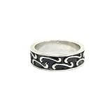Celtic Weave Slimline Fashion Ring, Size 10
