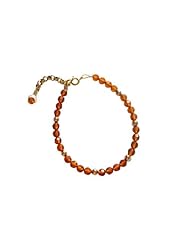 Gemshine Childrens Amber 14k Gold Bracelet