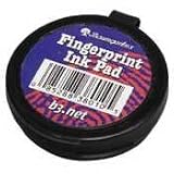 BAU38010 - Finger Print Pad, 1-5/8x1-5/8x1/2, Black