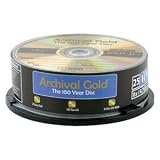 25SPINDLE Archival Gold DVDs with Scratch Armor