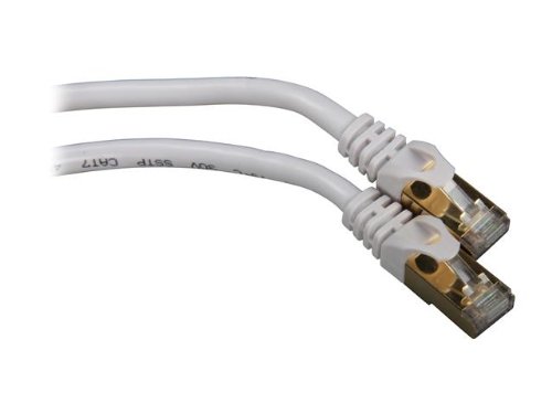 Rosewill 3-Feet Cat 7 Shielded Twisted Pair Networking Cable - White (RCNC-11058)