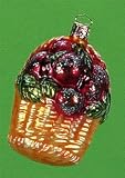 Cherry Basket 3 1/2 Ornament - set of 13
