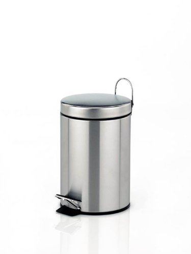 Kela 20879 Kosmetikeimer Janos 5 Liter, Edelstahl matt