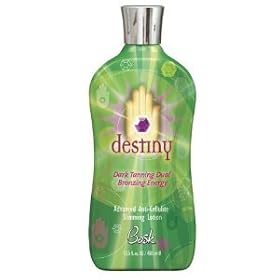 Destiny Dark Tanning Dual Bronzing Energy Tanning Lotion By Bask with Anti-cellulite, Slimming Complex and Anti-oxidents 13.5 Oz.