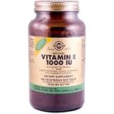 Solgar Vitamin E 1000 IU 100 Vegetarian Softgels (1000 IU D-Alpha Tocopherols & Mixed Tocopherols)