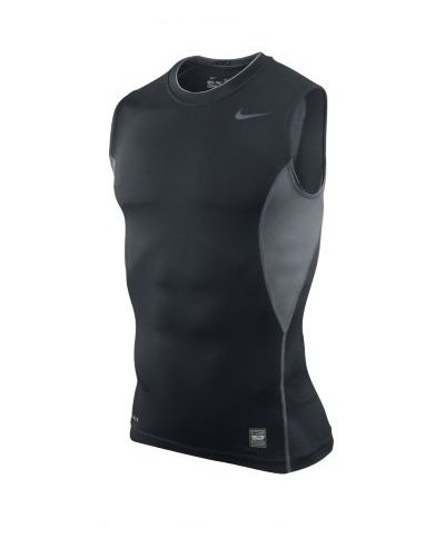 NIKE Herren Funktionsshirt HYPERCOOL COMP Sleeveless, black/flint grey/flint grey, S, 4058 Preisvergleich