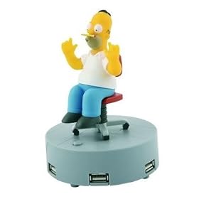 The Simpsons Homer Animated USB 4-Port Hub